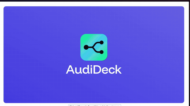 AudiDeck Demo